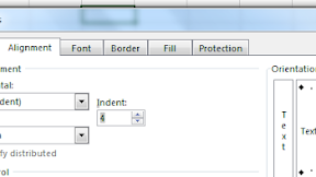Mengatur Posisi Teks Geser Ke Kanan Tanpa Format Center Dalam Excel